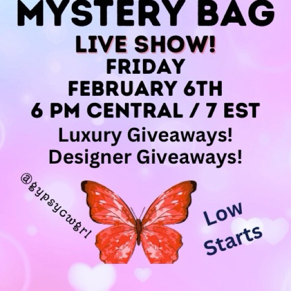 Handbags - Mystery Bag Live Show FEB 6th @ 6 pm Central